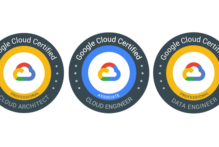 GCP certification badges