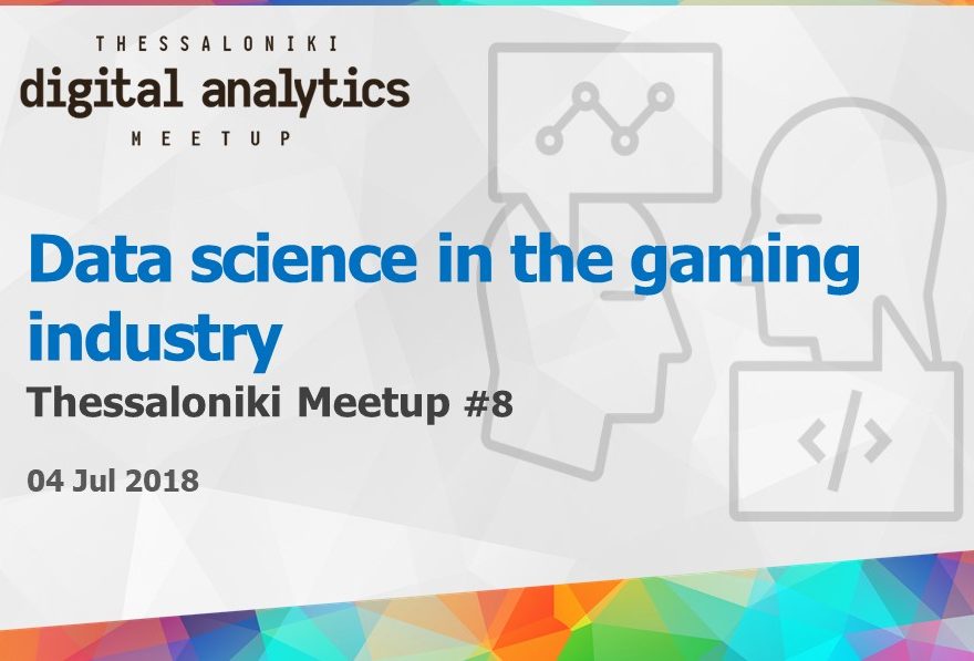 Data science in the gaming industry meetup cover